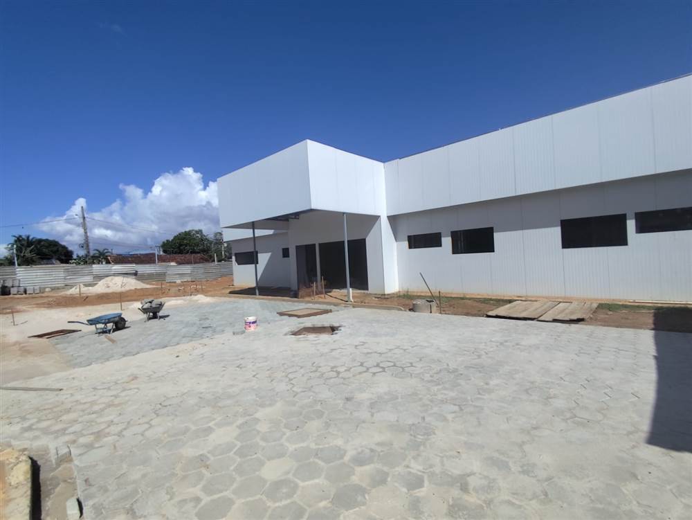 Pavimentação no Hospital Geral de Santana
